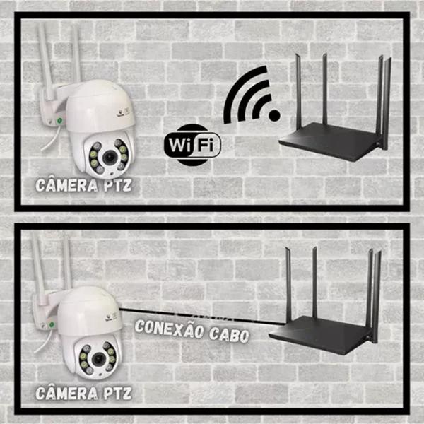 Imagem de Câmera Ip 2,4g A8 Wifi Prova Dágua Acesso Remoto Celular A8-02