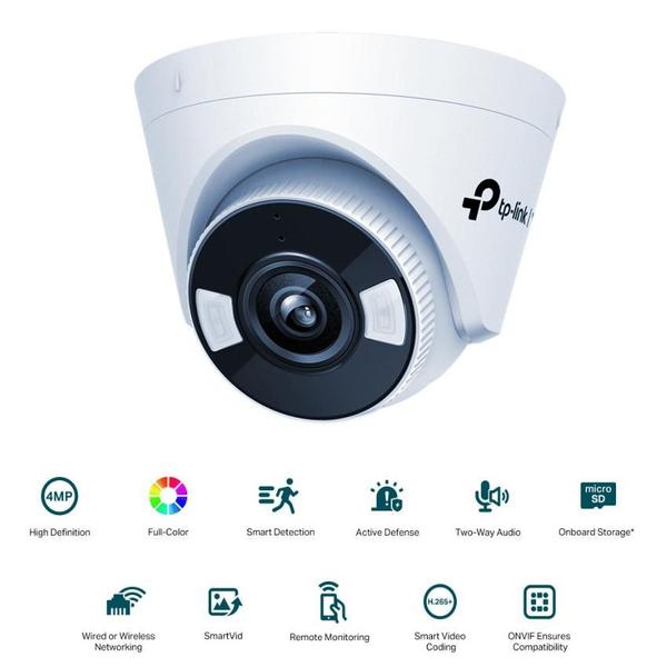 Imagem de Camera Ip Dome Vigi C440-w 4mm 4mp Full