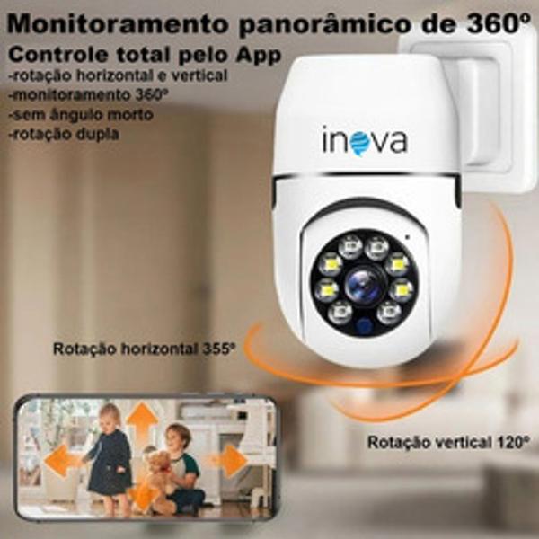 Imagem de Câmera Ip Inteligente Wifi Segurança Tomada Full Hd 1080p - Inova