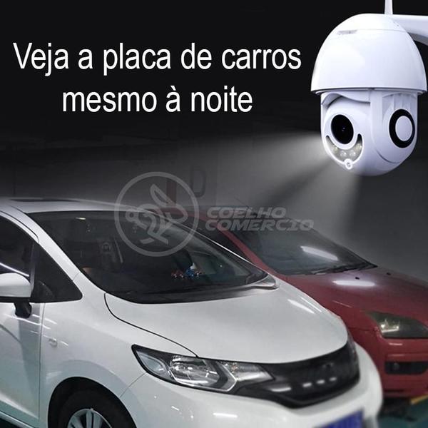 Imagem de Câmera Ip Rotativa Speed Dome 355º Prova Dágua Wifi Hd 1080P