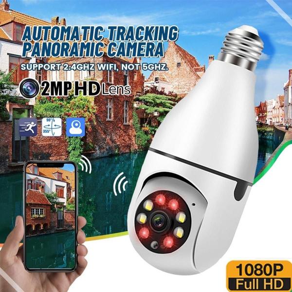 Imagem de Camera Ip Segurança Lampada Yoosee Panoramica Wifi1080 Espiã