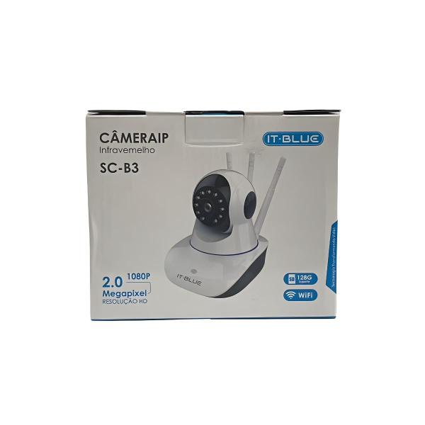 Imagem de Camera Ip Segurança Wifi 3 Antenas Robo Hd 1080P Com Audio Visão Noturna Infravermelho Anvisa