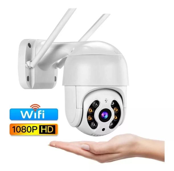 Câmera Ip Wi-fi Prova Dágua App Icsee + Cartão De Memória 64gb - A8 Imagem de Câmera Ip Wi-fi Prova Dágua App Icsee + Cartão De Memória 64gb
