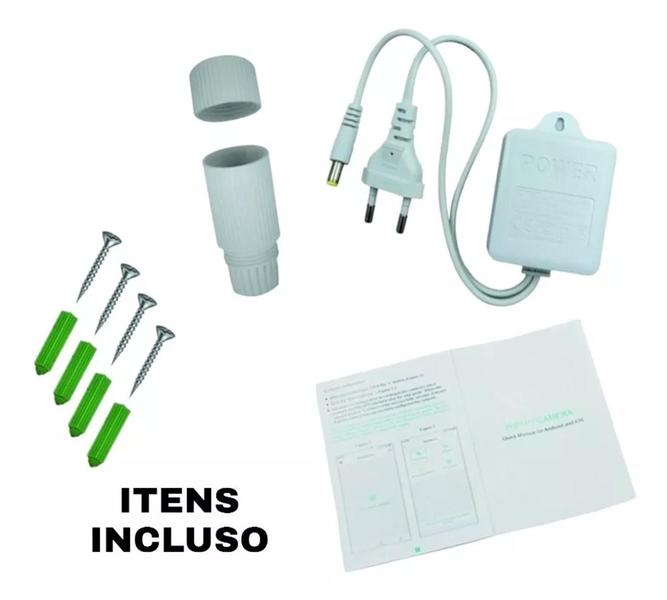 Câmera Ip Wi-fi Prova Dágua App Icsee + Cartão De Memória 64gb - A8 Imagem de Câmera Ip Wi-fi Prova Dágua App Icsee + Cartão De Memória 64gb