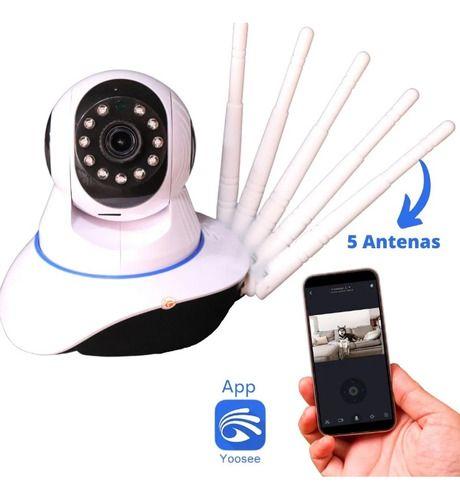 Imagem de Camera Ip Wifi Robo Hd Audio Para Monitorar Criança & Casa