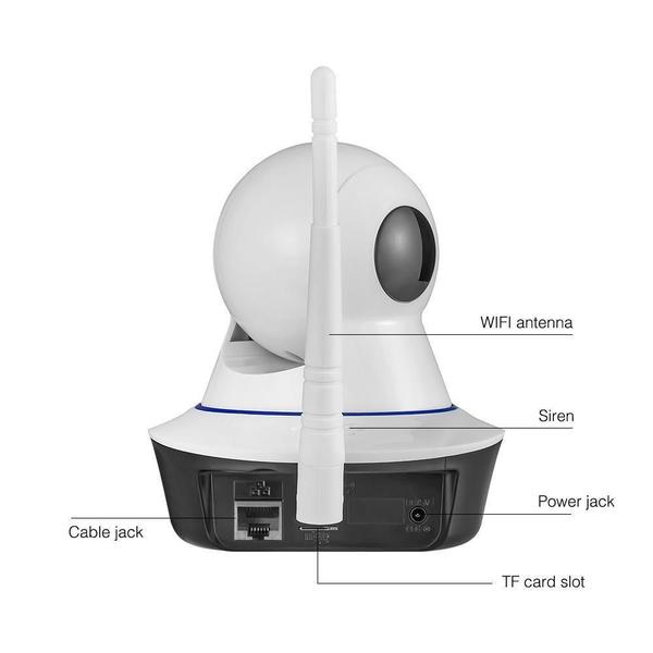 Imagem de Camera Ip Wifi Sem Fio Online 3 Antenas