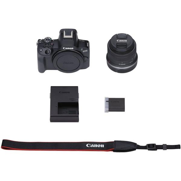 Imagem de Câmera mirrorless Canon EOS R50 com RF-S 18-45mm IS STM