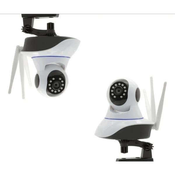 Imagem de Câmera Pet Ip Sem Fio Wifi 720p Robo, Com Áudio, Grava Em Cartão Sd, Com 2 Antenas E Visão Noturna