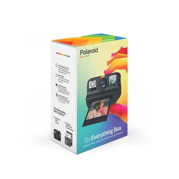 Câmera Polaroid Go Everything Box Black com filme 16 fotos Imagem de Câmera Polaroid Go Everything Box Black com filme 16 fotos