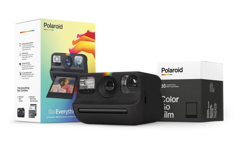 Câmera Polaroid Go Everything Box Black com filme 16 fotos Imagem de Câmera Polaroid Go Everything Box Black com filme 16 fotos