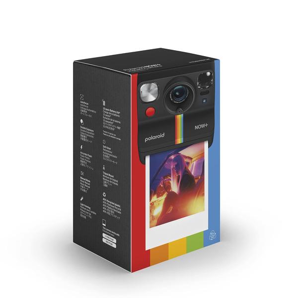 Câmera Polaroid Now+ Generation 2 com pacote de filmes - preta Imagem de Câmera Polaroid Now+ Generation 2 com pacote de filmes - preta