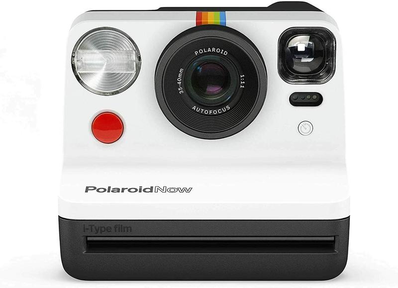 Câmera Polaroid Originals Now Viewfinder i-Type preto/branco Imagem de Câmera Polaroid Originals Now Viewfinder i-Type preto/branco