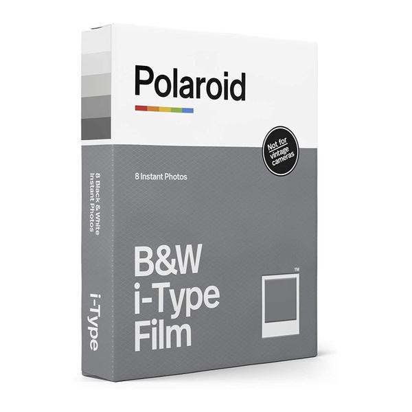 Câmera Polaroid Originals Now Viewfinder i-Type preto/branco Imagem de Câmera Polaroid Originals Now Viewfinder i-Type preto/branco