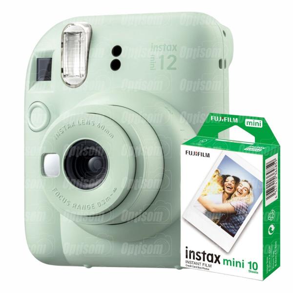 Imagem de Câmera Revela Foto Fujifilm Instax Mini 12 + Filme 10 Fotos Verde