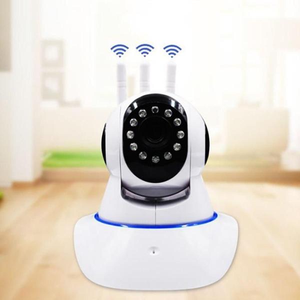 Imagem de Camera Robo 3 Antenas Ip Wifi 360 1080P