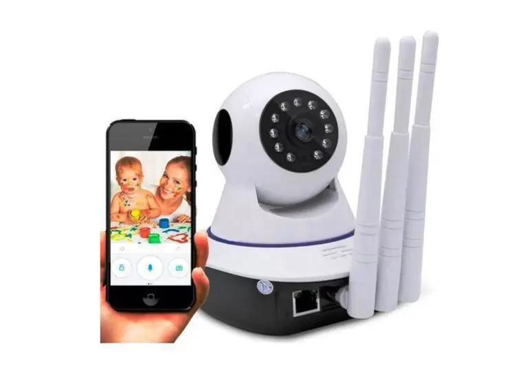 Imagem de Camera Robo 3 Antenas Ip Wifi 360º 720p Sistema Yoosee/yyp2p