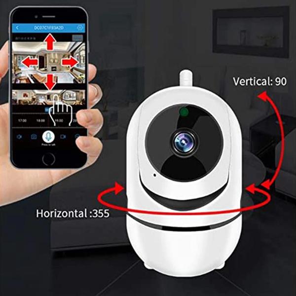 Imagem de Camera robo wifi para monitorar crianças idosos e pet com audio microfone e aplicativo no celular