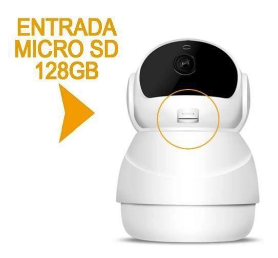 Imagem de Câmera Segurança Ip Wifi Áudio Vídeo Sensor De Movimento