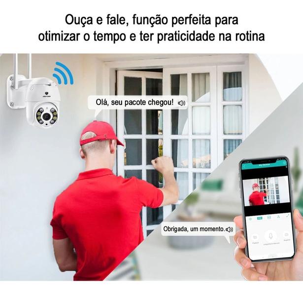 Imagem de Câmera Segurança Ip Wifi Auto Tracking Audio Infravermelho 3895