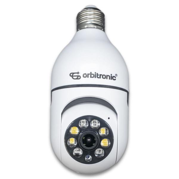 Camera Segurança Panoramica Lampada Wifi Espia C/rastreio Orbitronic Camera Segurança Panoramica Lampada Wifi Espia C/rastreio Orbitronic