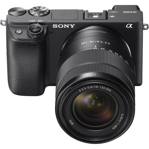 Câmera sony a6400 mirrorless kit com lente 18-135mm Imagem de Câmera sony a6400 mirrorless kit com lente 18-135mm
