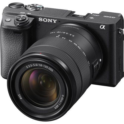 Câmera sony a6400 mirrorless kit com lente 18-135mm Imagem de Câmera sony a6400 mirrorless kit com lente 18-135mm