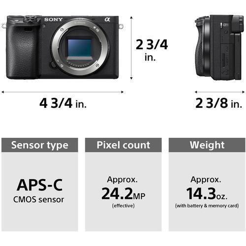 Imagem de Câmera Sony A6400 Mirrorless Kit Com Lente 18-135Mm