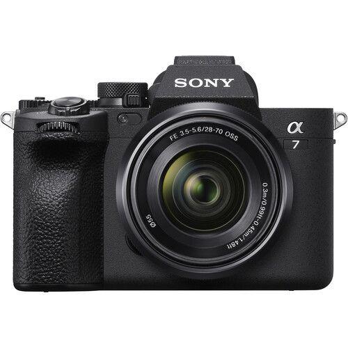 Imagem de Câmera sony a7 iv com lente de 28-70mm mirrorless