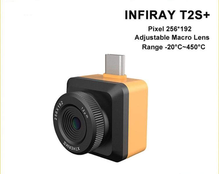 Câmera Térmica Infiray T2sPlus Infravermelho Android Tipo C Imagem de Câmera Térmica Infiray T2sPlus Infravermelho Android Tipo C