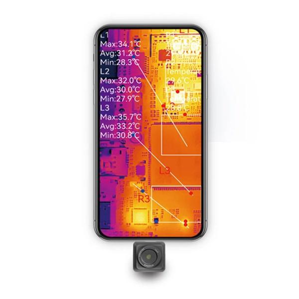 Câmera Térmica Infiray T2sPlus Infravermelho Android Tipo C Imagem de Câmera Térmica Infiray T2sPlus Infravermelho Android Tipo C