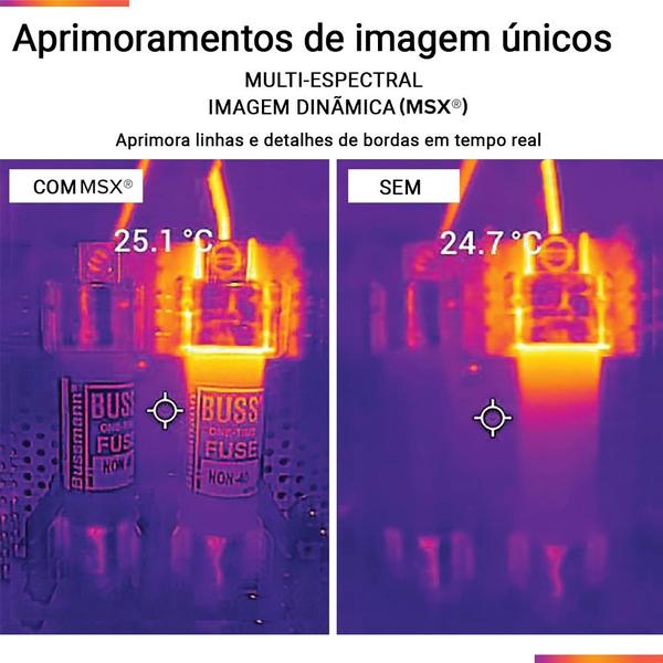 Imagem de Câmera Térmica Infravermelho Termográfica 19.200 Pixels Flir