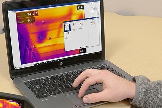 Imagem de Câmera Termográfica  Compacta  de Bolso c/ MSX e  Wi-Fi  - Flir C3-X