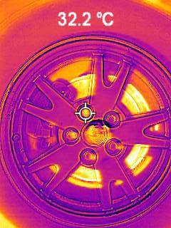 Imagem de Câmera Termográfica Pontual p/Diagnóstico Automotivos c/MSX (-25C a 550ºC) Flir TG275