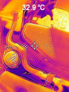 Imagem de Câmera Termográfica Pontual p/Diagnóstico Automotivos c/MSX (-25C a 550ºC) Flir TG275