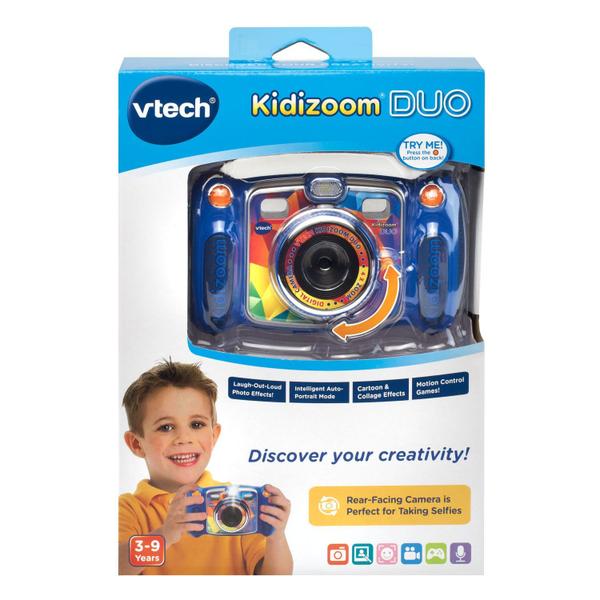 Imagem de Câmera VTech Kidizoom Duo Selfie para crianças com jogos, azul