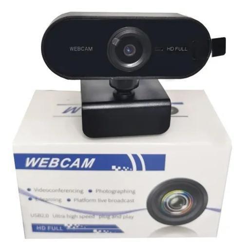 Imagem de Câmera Webcam Full HD 1080p USB com Microfone e Visão 360º