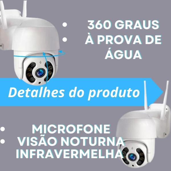 Imagem de Câmera Wifi Externa Full Hd Detecção Movimento - Segurança