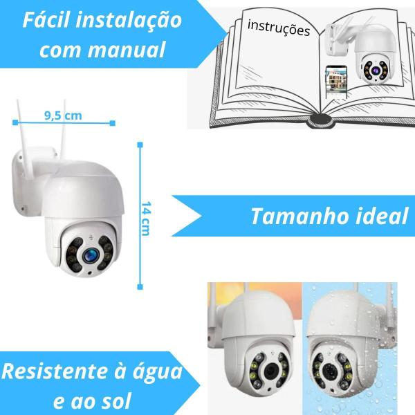 Imagem de Câmera Wifi Externa Full Hd Detecção Movimento - Segurança