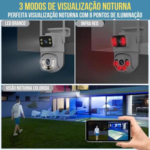 Imagem de Camera Wifi Externa Ou Interna Ip Audio E Rastreamento Smart