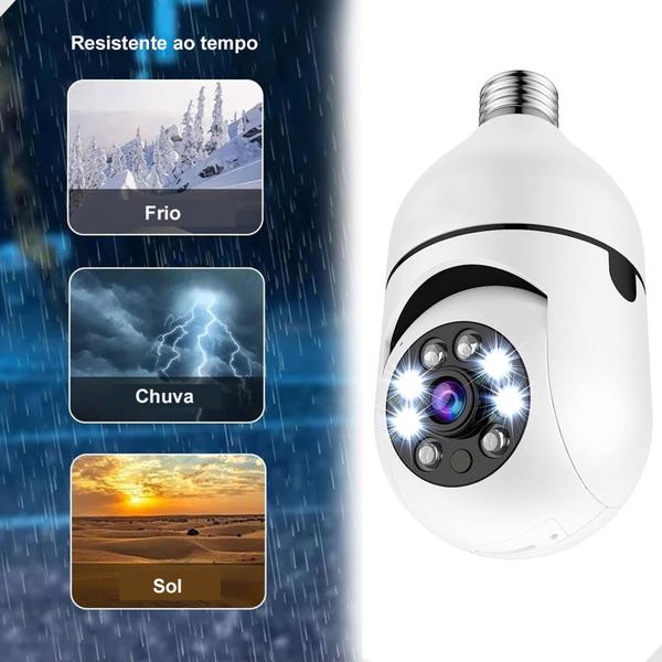 Câmera Yoosee Ip App Celular Prova D água Lâmpada Wifi - Gps online Imagem de Câmera Yoosee Ip App Celular Prova D água Lâmpada Wifi