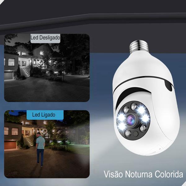 Câmera Yoosee Ip App Celular Prova D água Lâmpada Wifi - Gps online Imagem de Câmera Yoosee Ip App Celular Prova D água Lâmpada Wifi