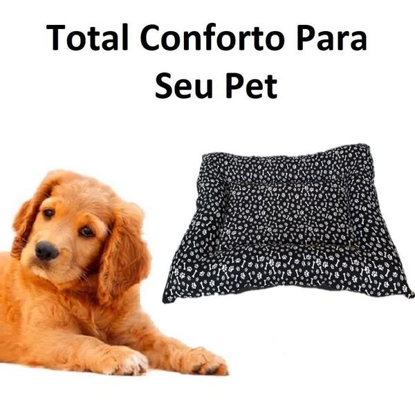 Imagem de Caminha Para Pet Lavável Preto Médio + Tapete Higiênico Pet