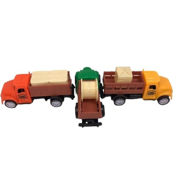 Imagem de Caminhão a Fricção Vehicle brinquedo com 3 Peças Clássicas