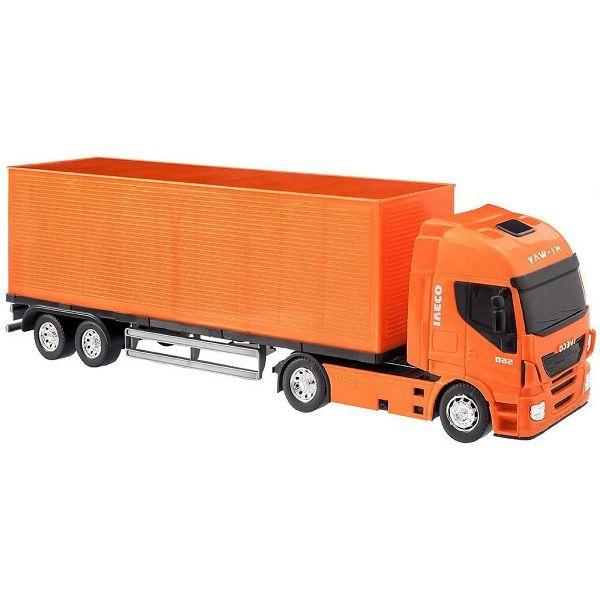 Imagem de Caminhao Bau Iveco HI-WAY Laranja Usual Brinquedos 339