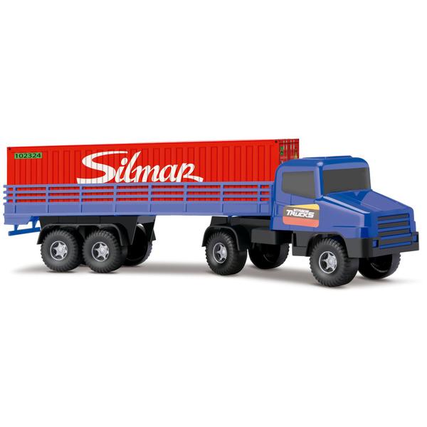 Imagem de Caminhão Brinquedo Infantil Carga Strada Trucks - Silmar