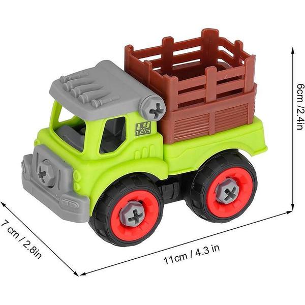 Imagem de Caminhão Brinquedo Monta E Desmonta Ferramentas Verde