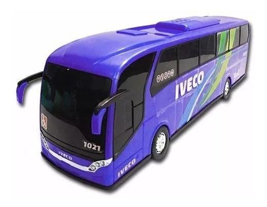 Imagem de Caminhão Brinquedo Plataforma C/ Trator + Onibus Iveco +lixo