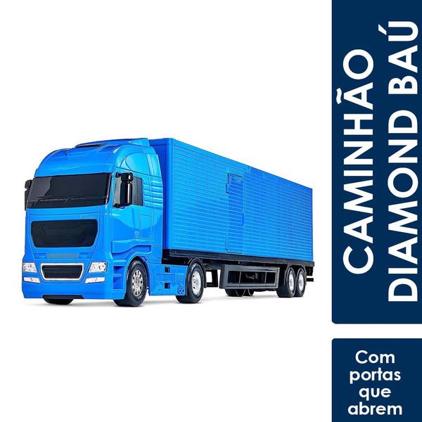 Imagem de Caminhão Carreta Diamond Truck Baú - Roma Brinquedo