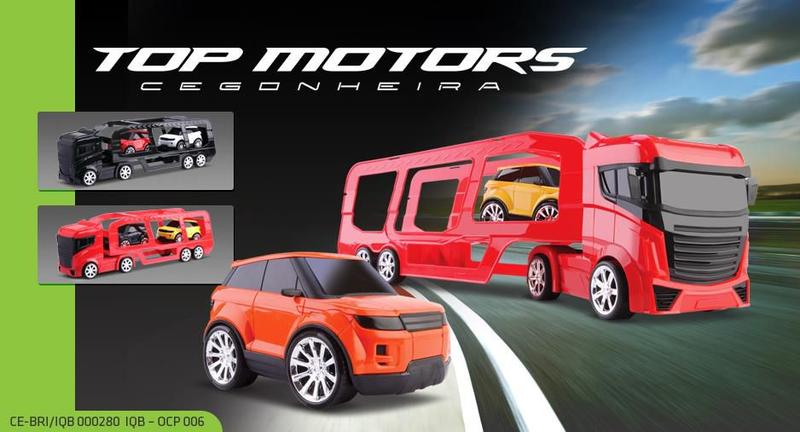 Caminhão Cegonheira Cegonha Top Motors C/ 2 Carrinhos - Omg Imagem de Caminhão Cegonheira Cegonha Top Motors C/ 2 Carrinhos - Omg