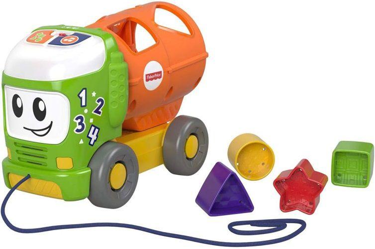 Imagem de Caminhão de Aprendizagem Interativo Com Luz e Som Fisher Price - 50 Sons -  Aprender e Brincar - Mattel - GFJ45